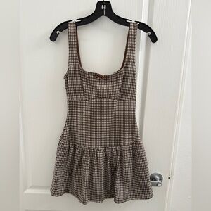 Windsor Sleeveless Plaid Romper